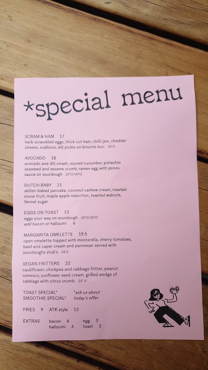 Special mention cafe Photo Menu 4