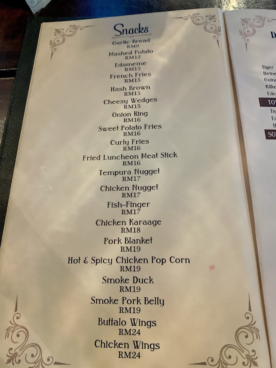 Rooftop Restaurant and Bar Photo Menu 9