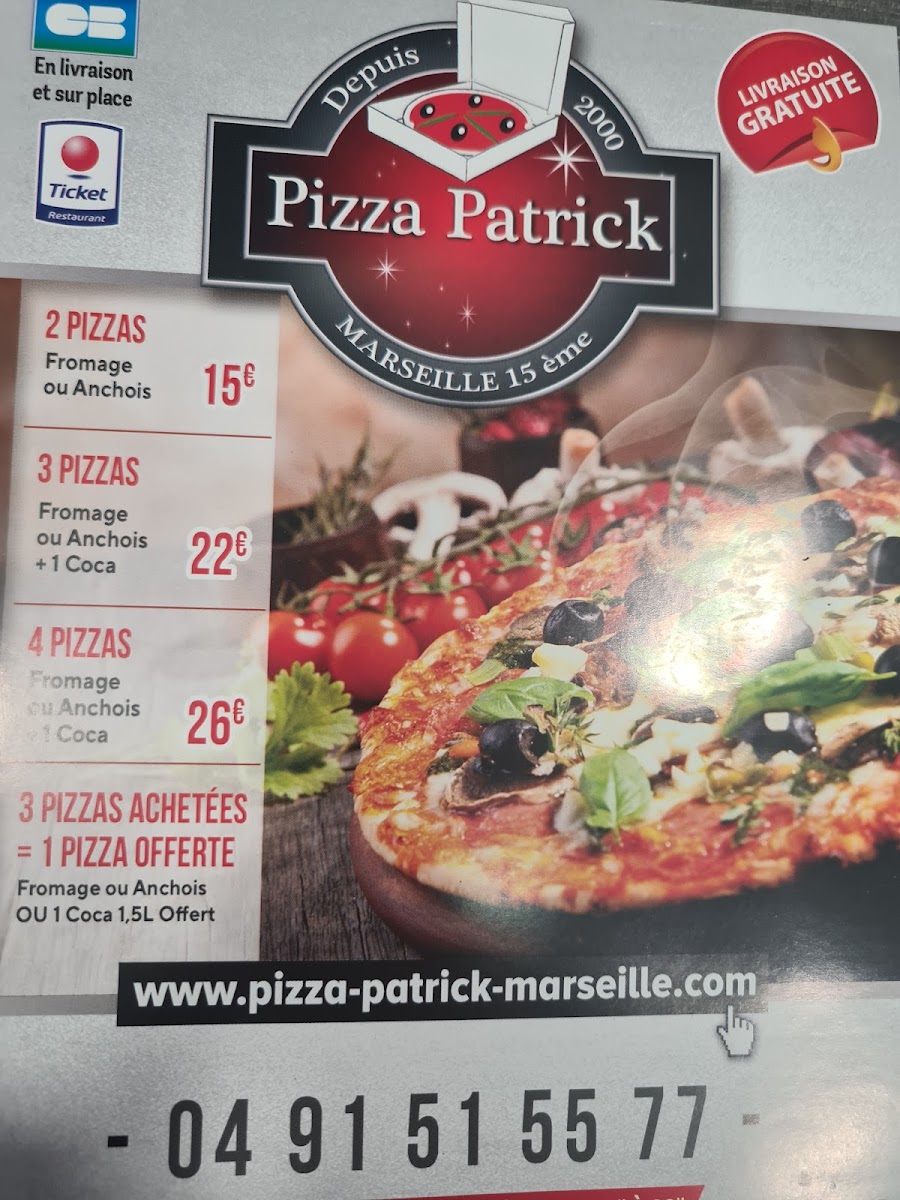 Pizza Patrick - Gmgs Photo Menu 2