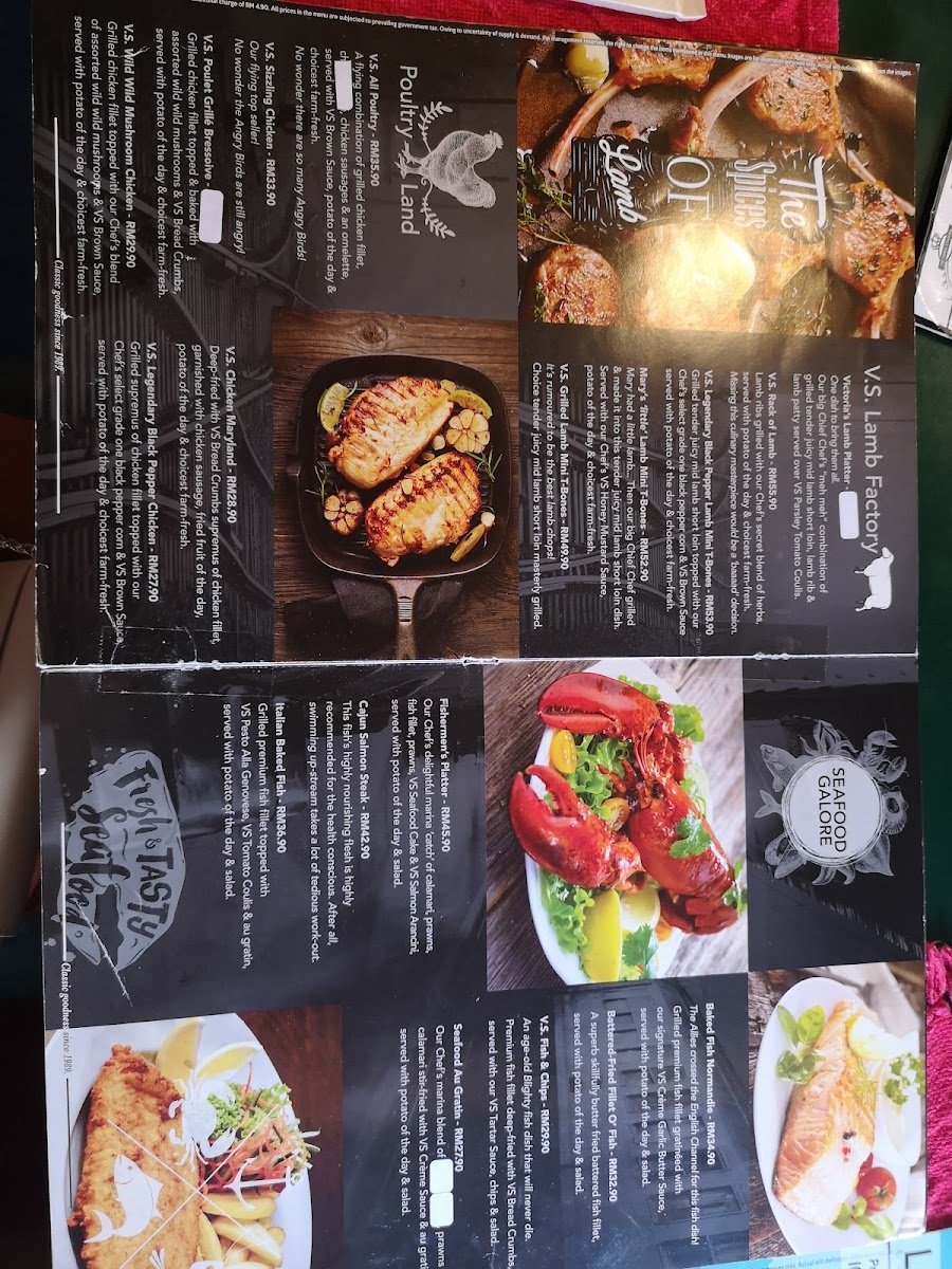 Victoria Station Photo Menu 3