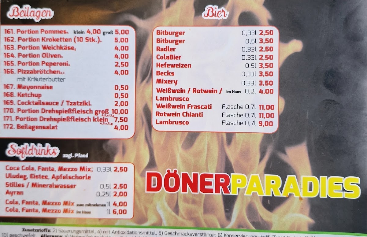 Döner Paradies Photo Menu 7