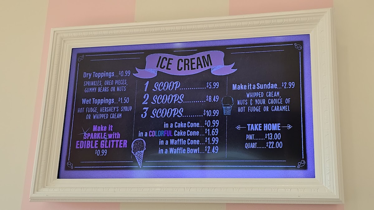 SWEET CONE ALABAMA ICE CREAM Photo Menu 1
