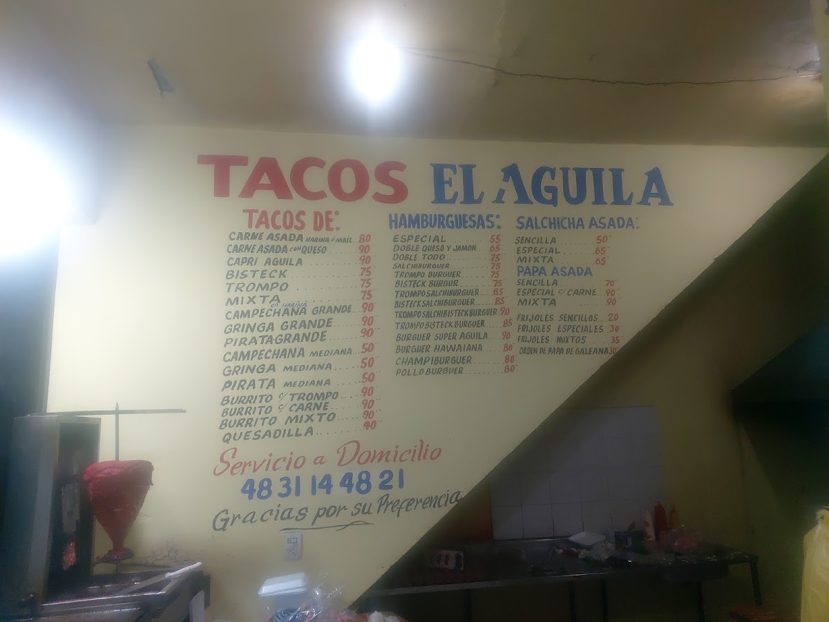 Tacos 'El Aguila' Photo Menu 3