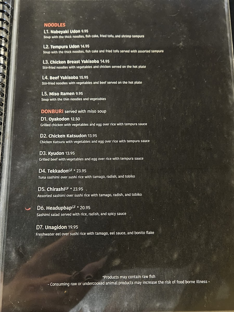 Aya Sushi Photo Menu 6