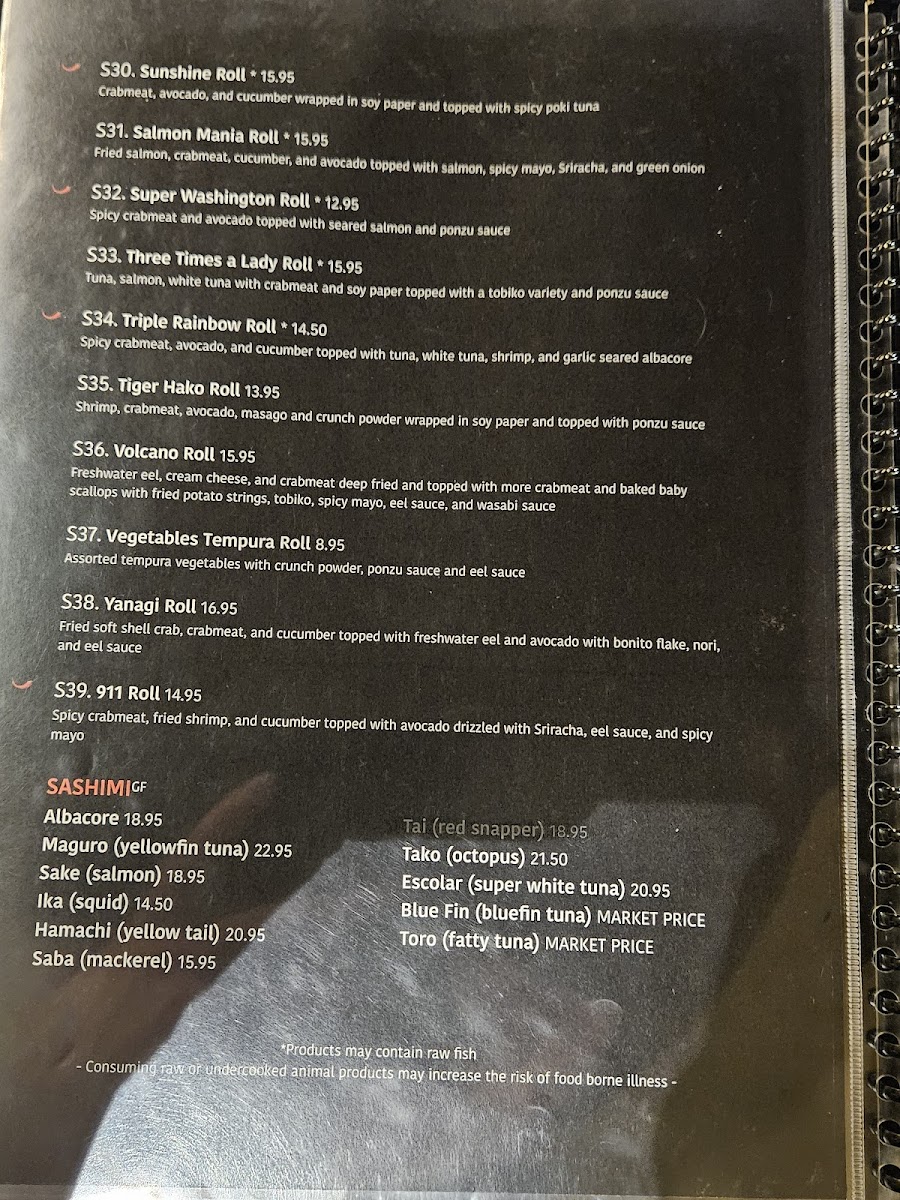 Aya Sushi Photo Menu 8