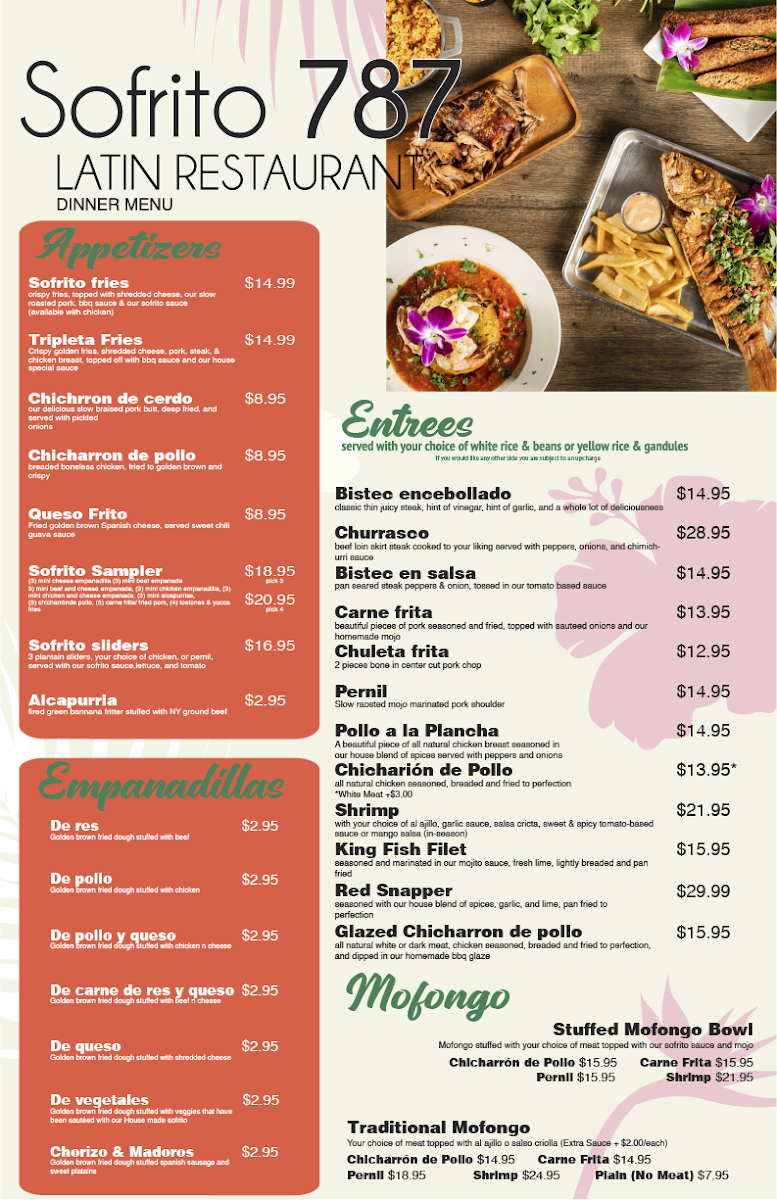 Sofrito 787 NY Photo Menu 2