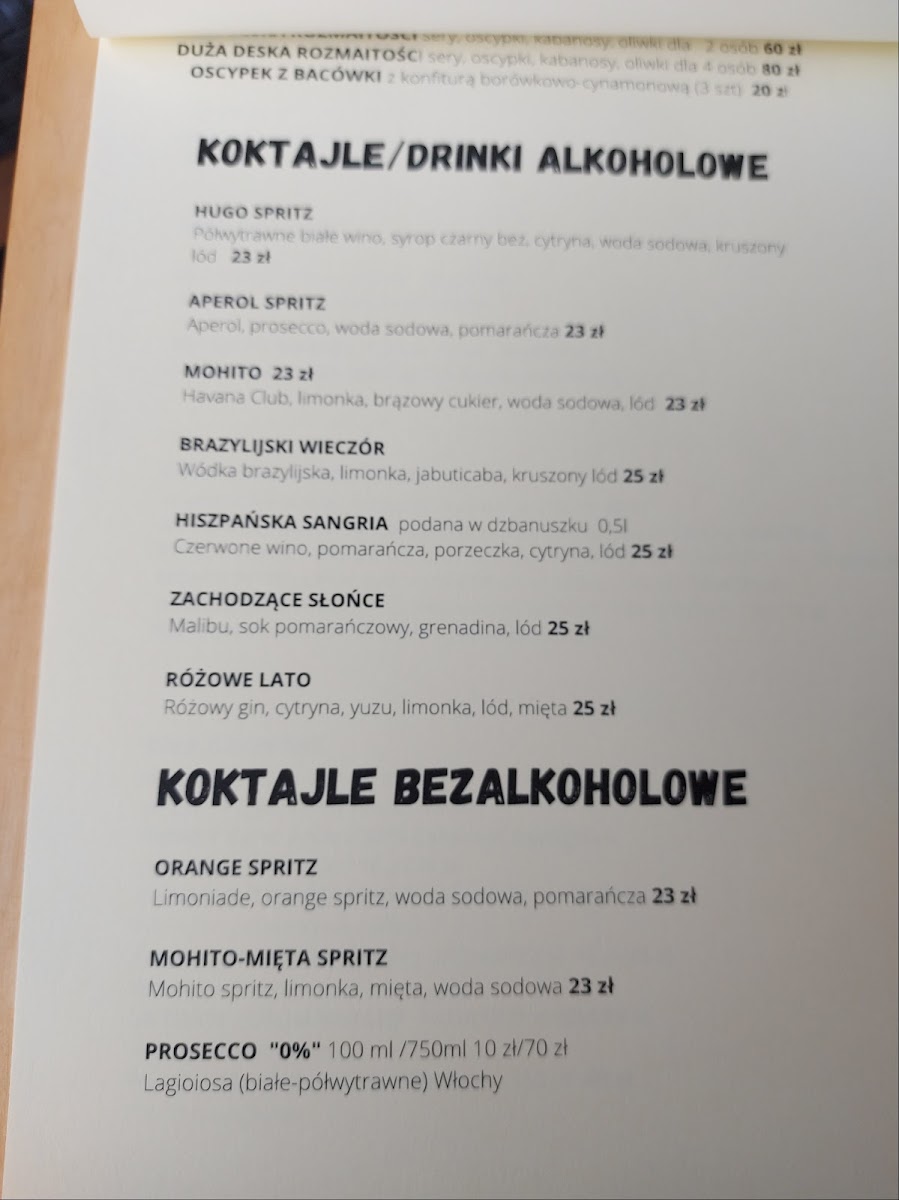 Kawiarnia Baciarka Photo Menu 5
