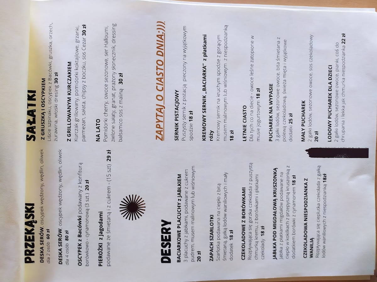Kawiarnia Baciarka Photo Menu 8