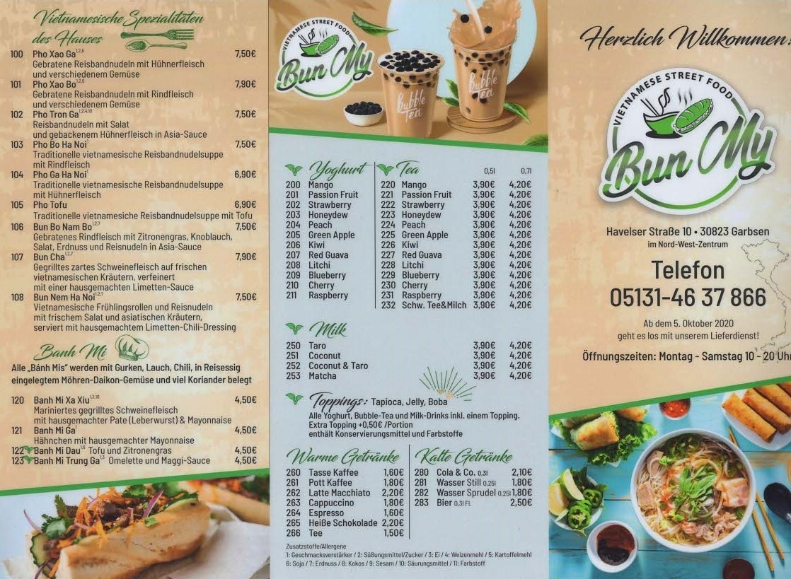 BunMy Garbsen Photo Menu 1