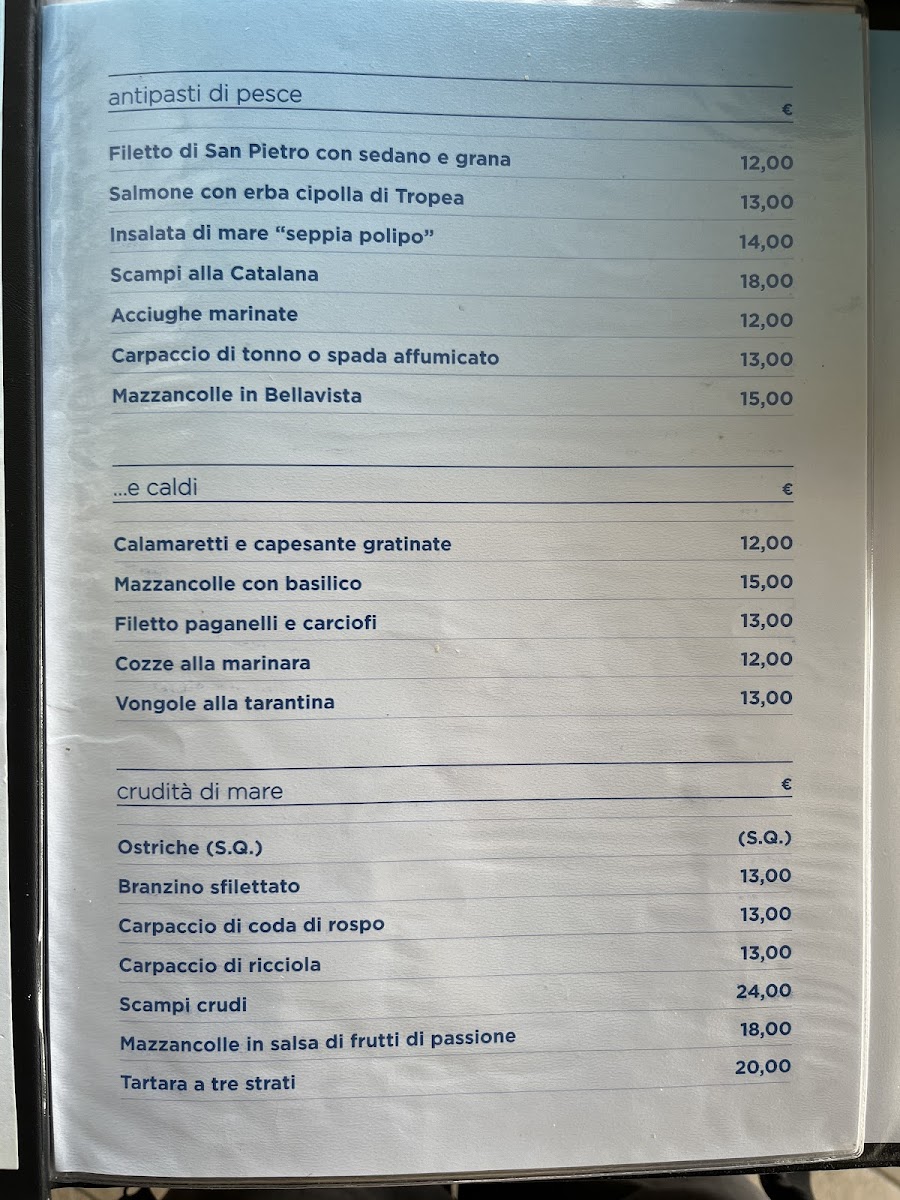 Ristorante La Perla del San Bartolo Photo Menu 1