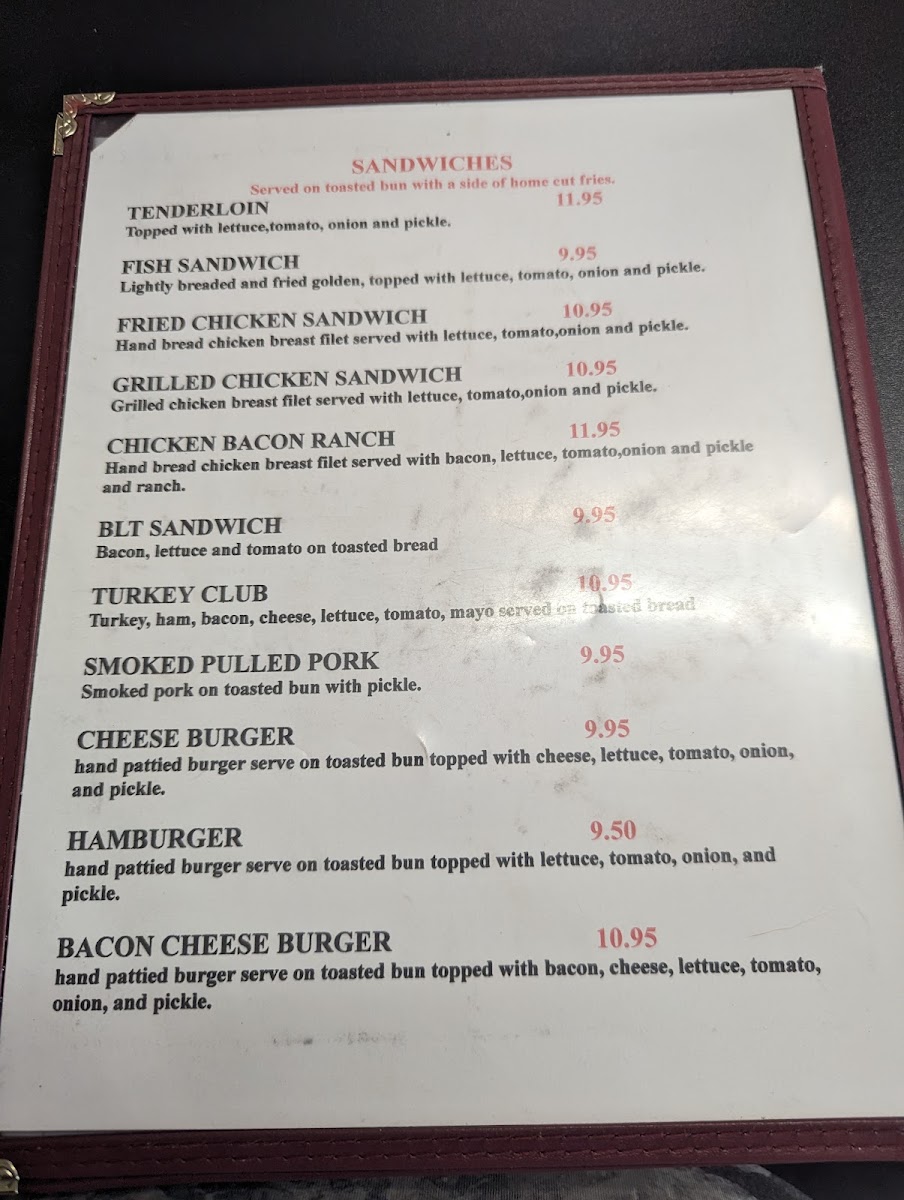 Chubby's Chicken Photo Menu 2