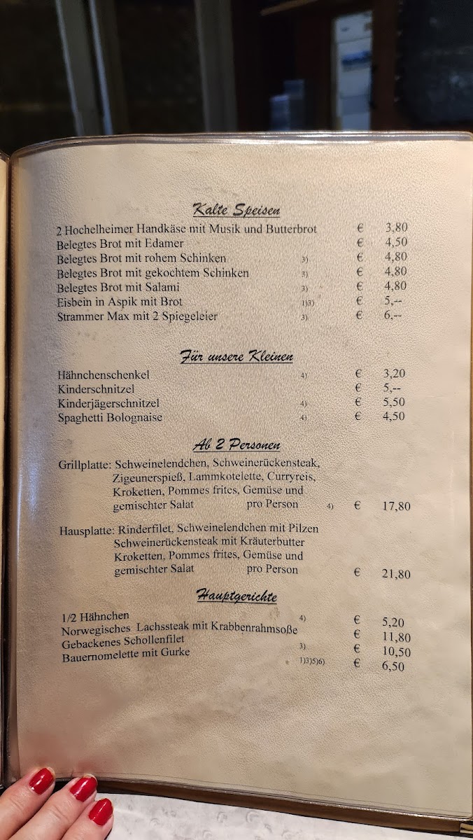 Gasthaus Zum Steinernen Haus Photo Menu 1