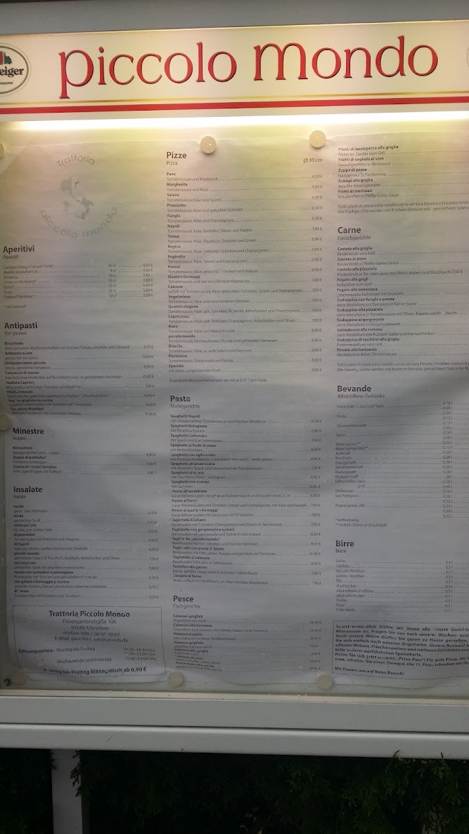 Trattoria Piccolo Mondo (bei Michele) Photo Menu 8