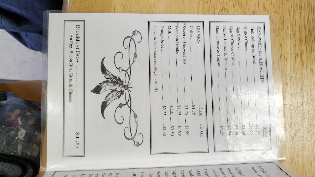 Charlotte's Restaurant Photo Menu 4