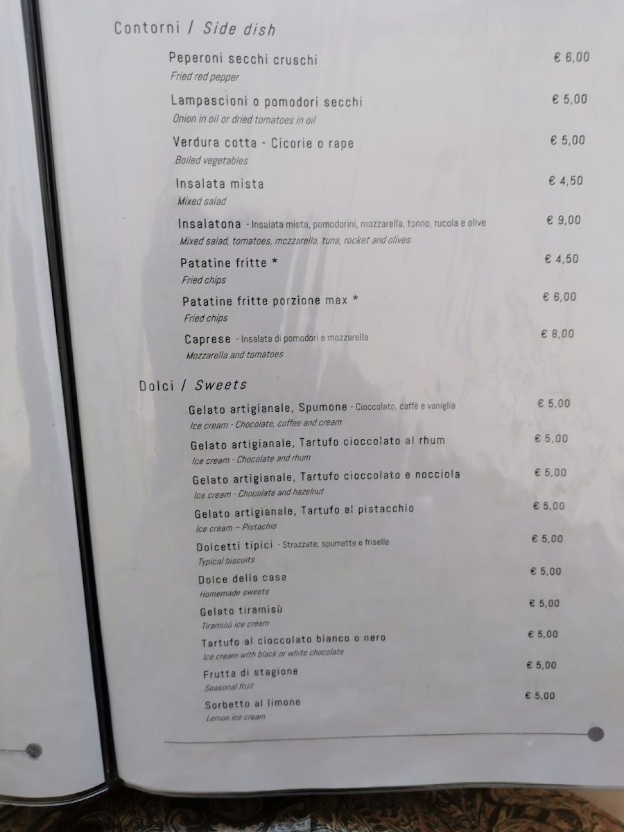Il Terrazzino Photo Menu 8