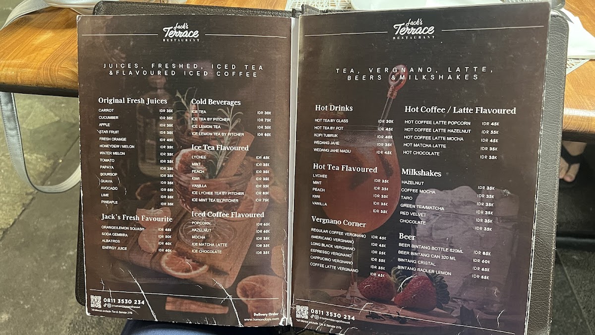 Jack’s Terrace Resto Photo Menu 1