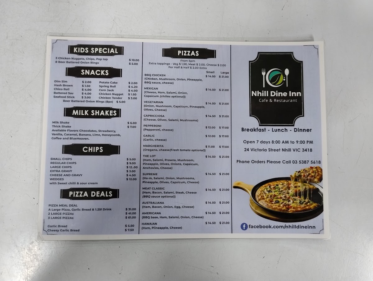 Nhill Dine Inn Photo Menu 7
