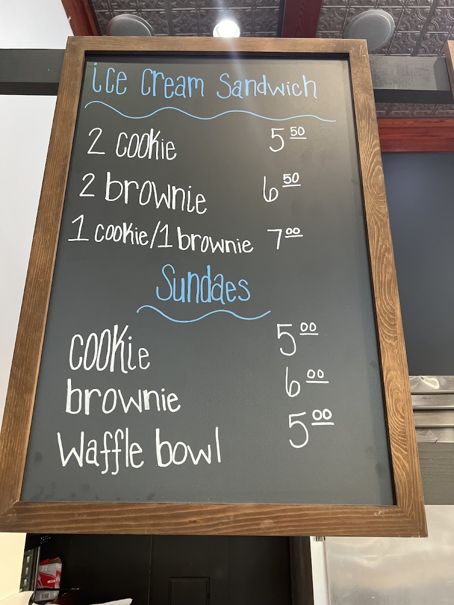 The Olde Creamery Garner Photo Menu 1