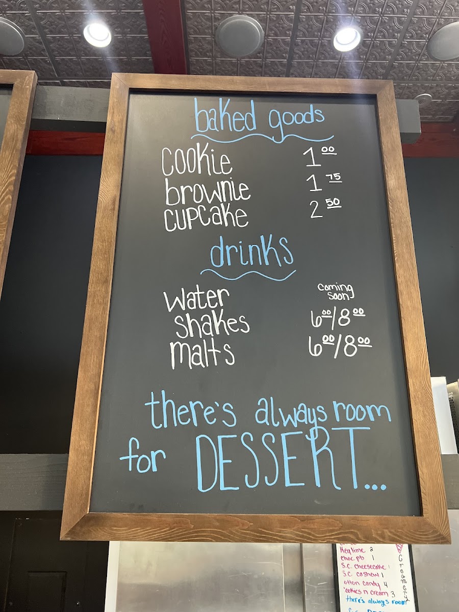 The Olde Creamery Garner Photo Menu 2
