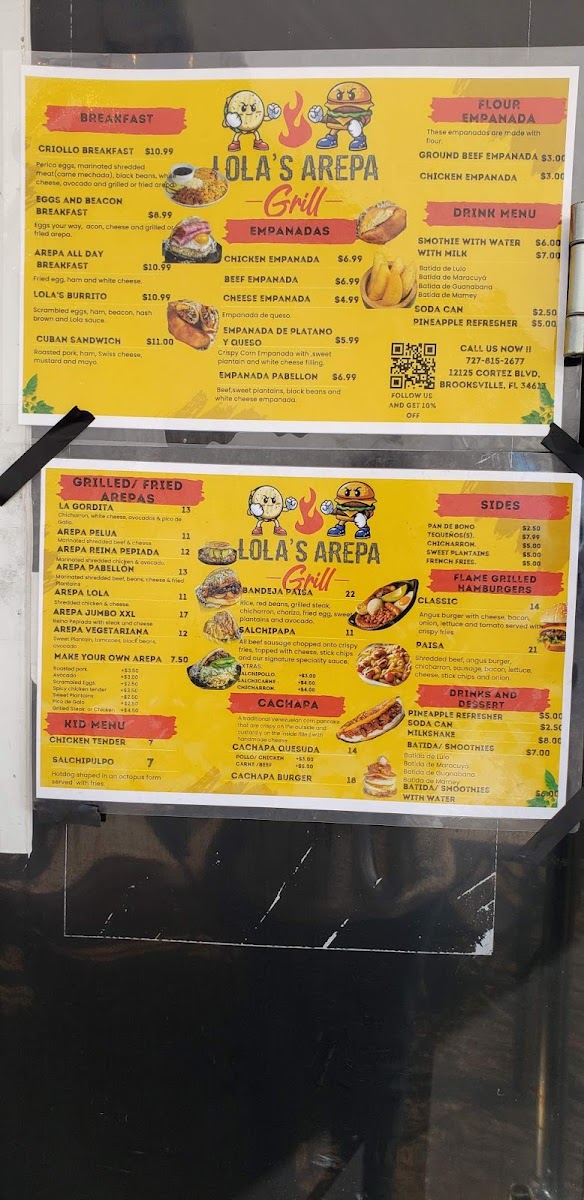 Lola’s Arepa Grill Photo Menu 6