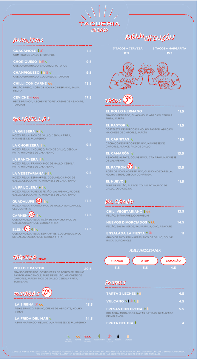 Taqueria do Chiado Photo Menu 1