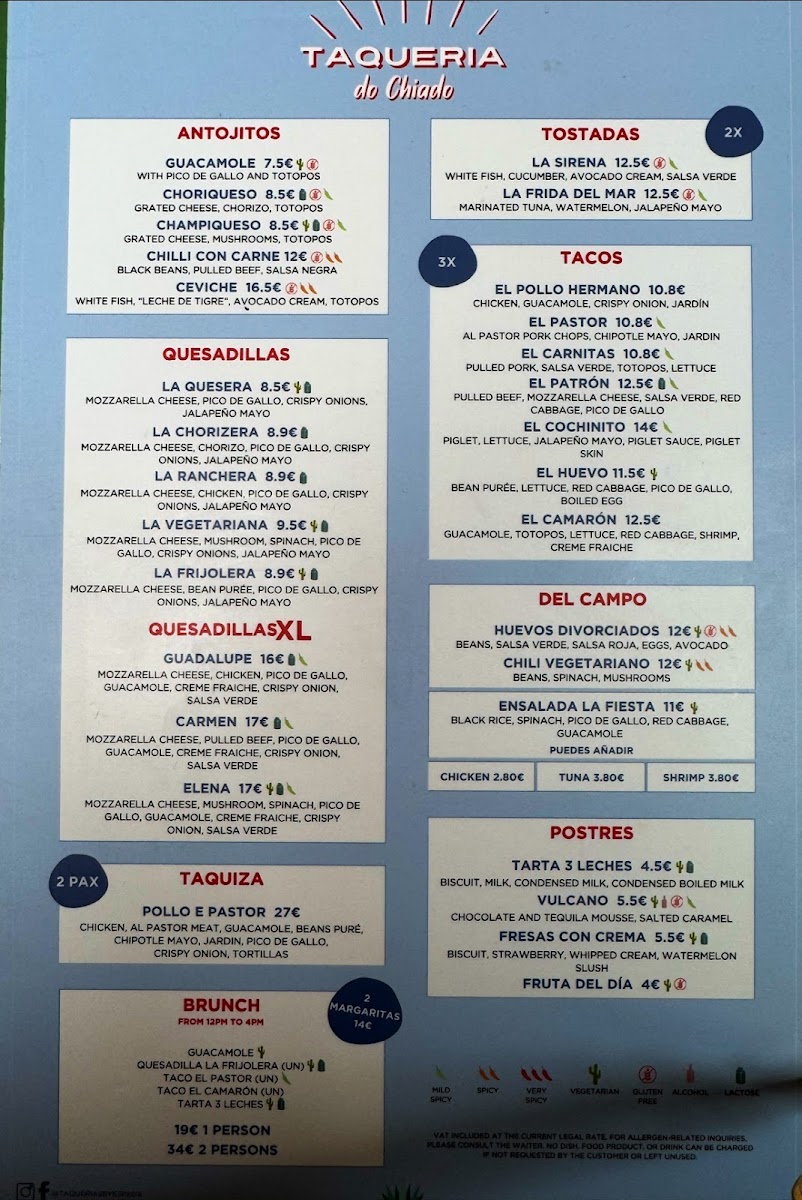 Taqueria do Chiado Photo Menu 4