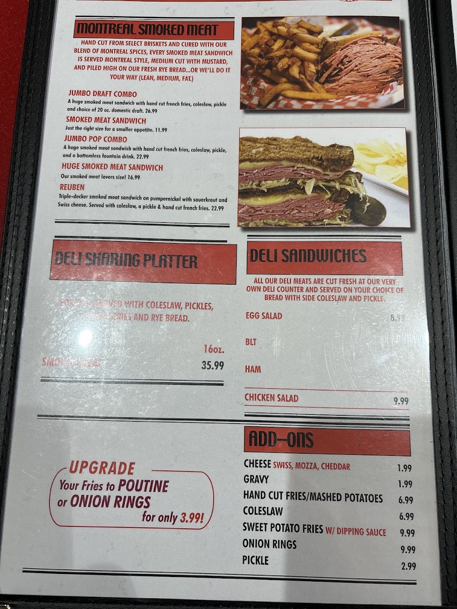 Benny’s All Day Photo Menu 1