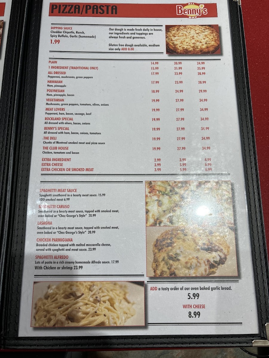 Benny’s All Day Photo Menu 2