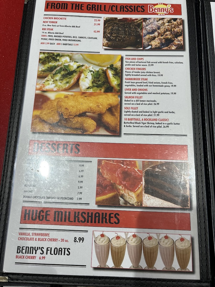 Benny’s All Day Photo Menu 4