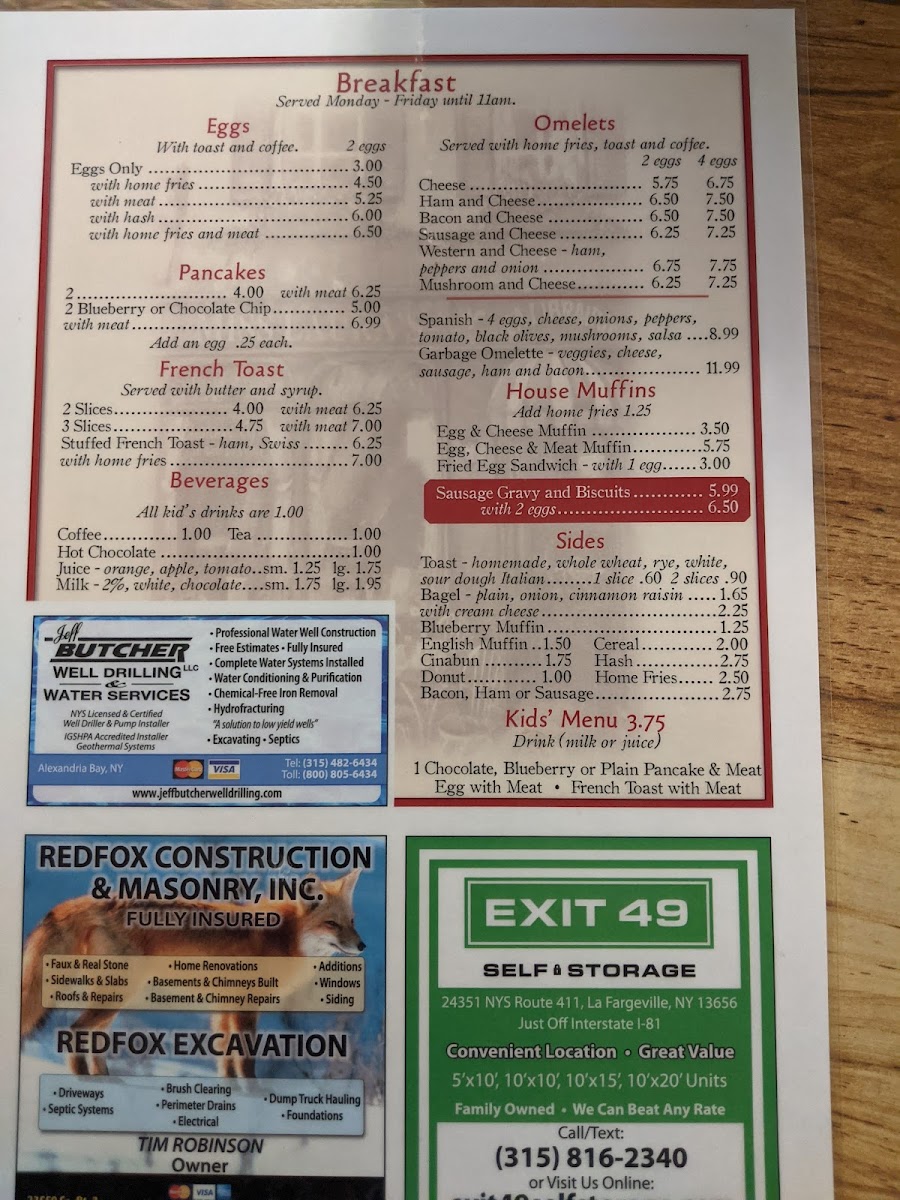 Two Sister’s Diner Photo Menu 10