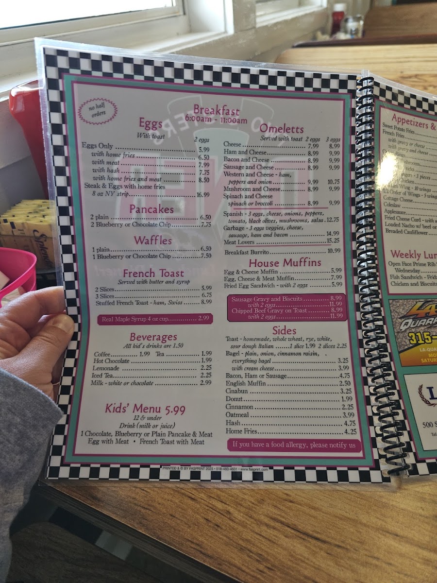 Two Sister’s Diner Photo Menu 8