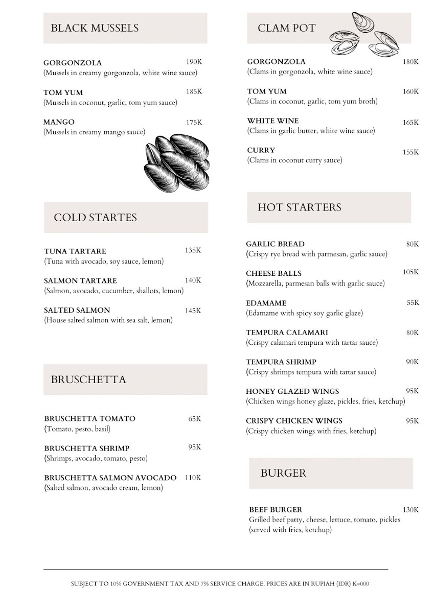 CRAYFISH Seafood&Bar Seminyak Photo Menu 5