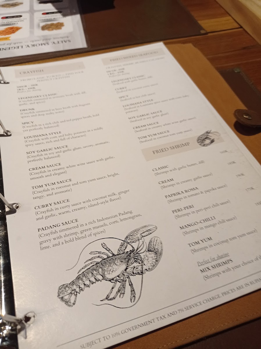 CRAYFISH Seafood&Bar Seminyak Photo Menu 9
