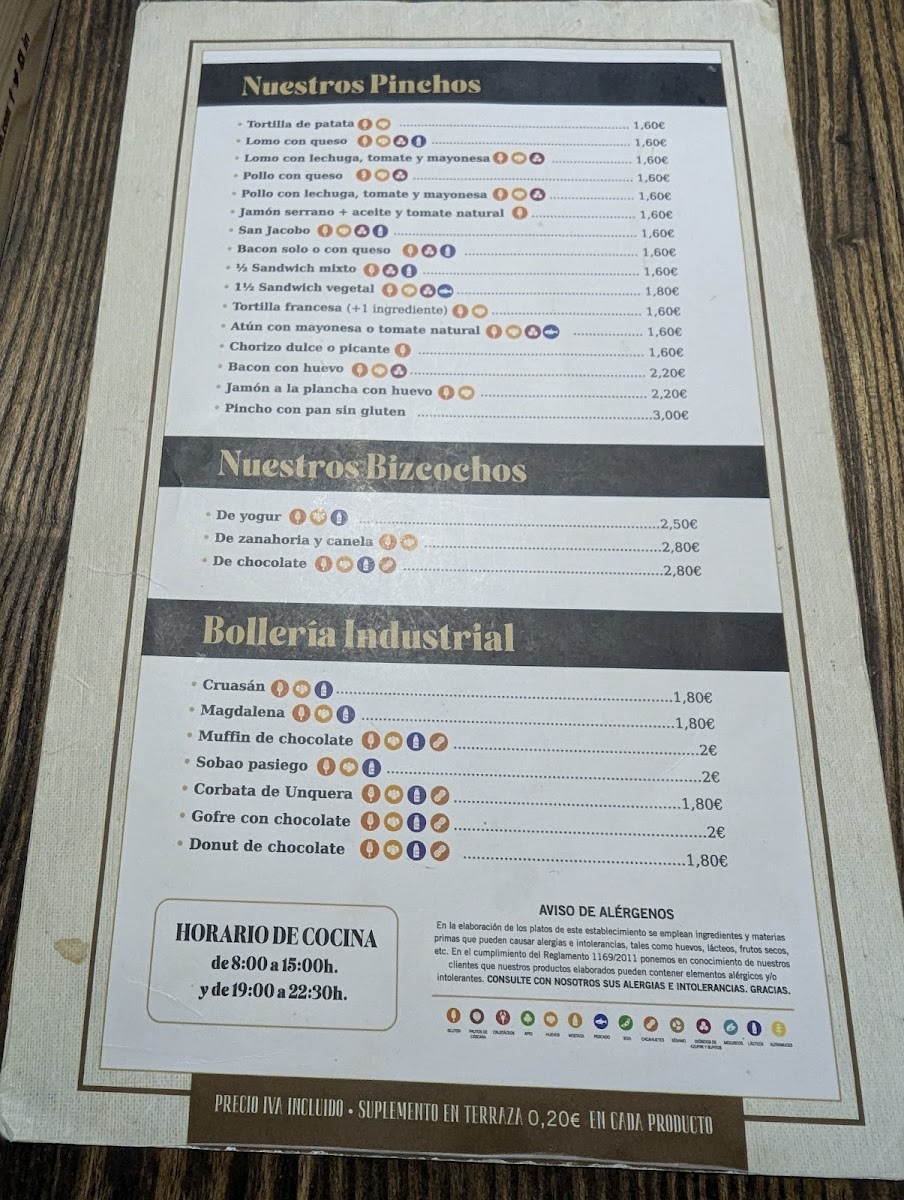 Café La Villa Photo Menu 2