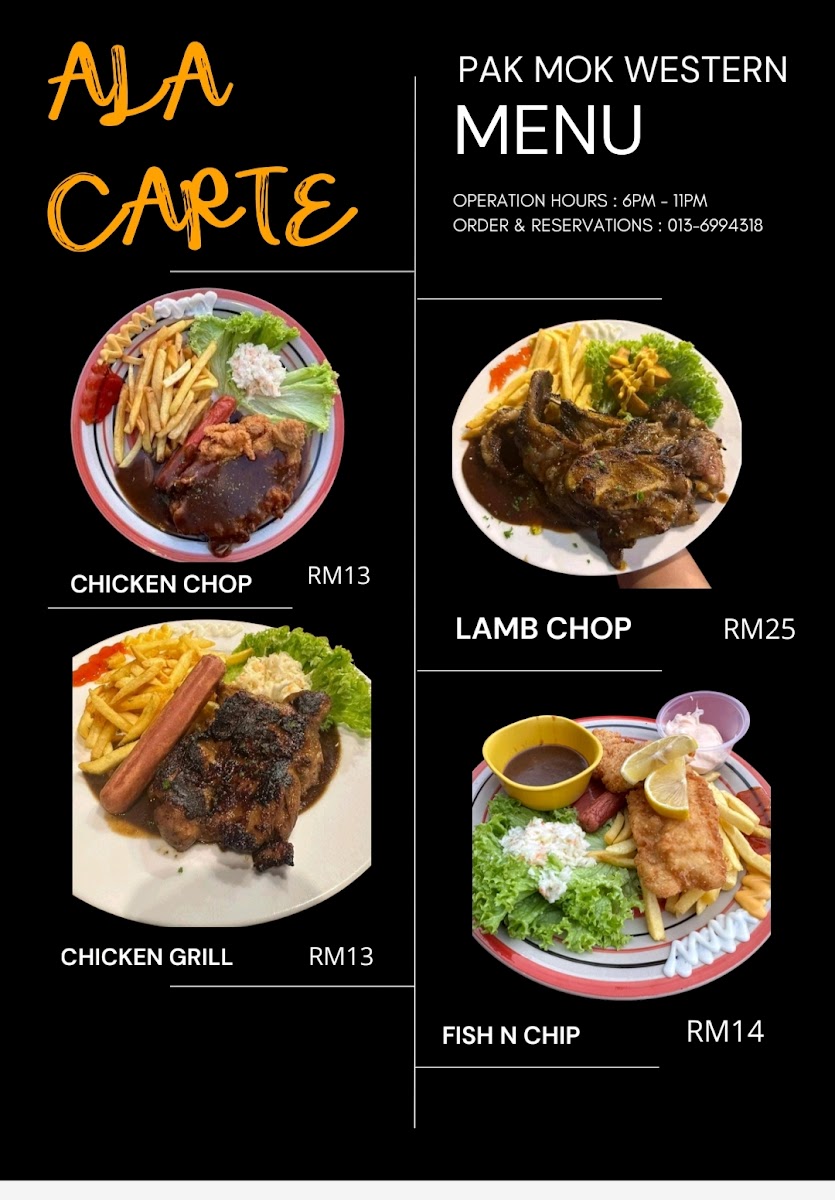 Pak Mok Western Photo Menu 8