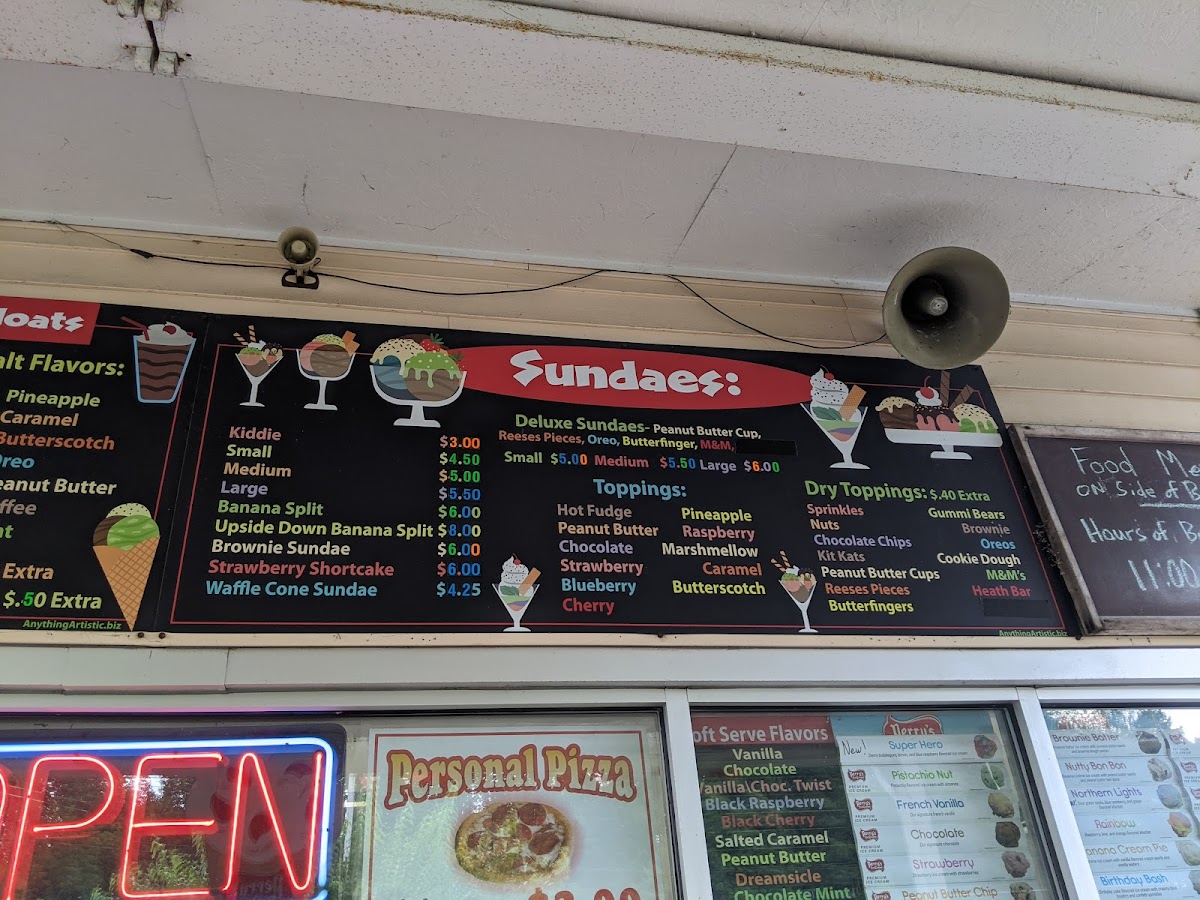 Big Dipper Ice Cream Photo Menu 4