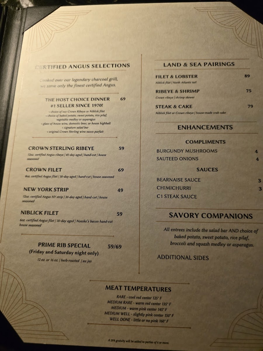 The Crown's Ember Photo Menu 4