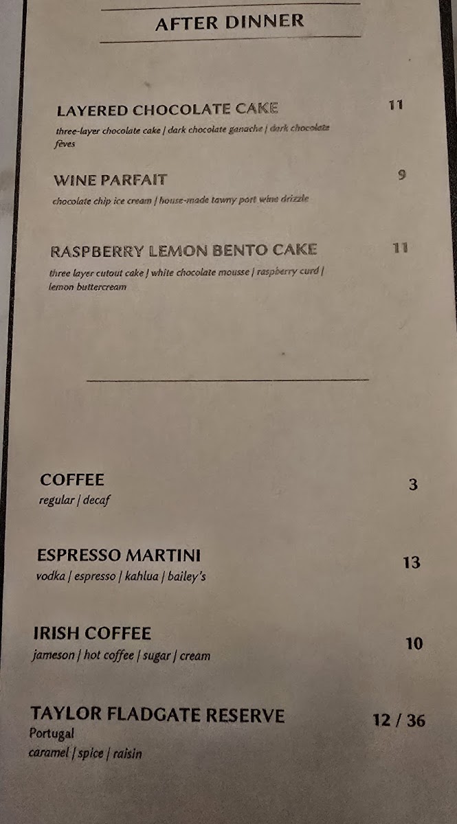The Crown's Ember Photo Menu 6