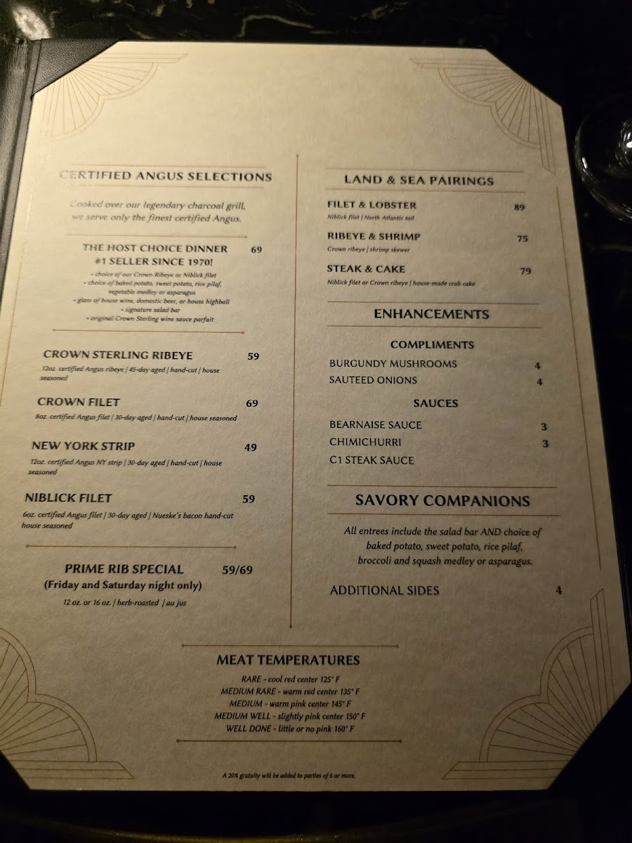 The Crown's Ember Photo Menu 7
