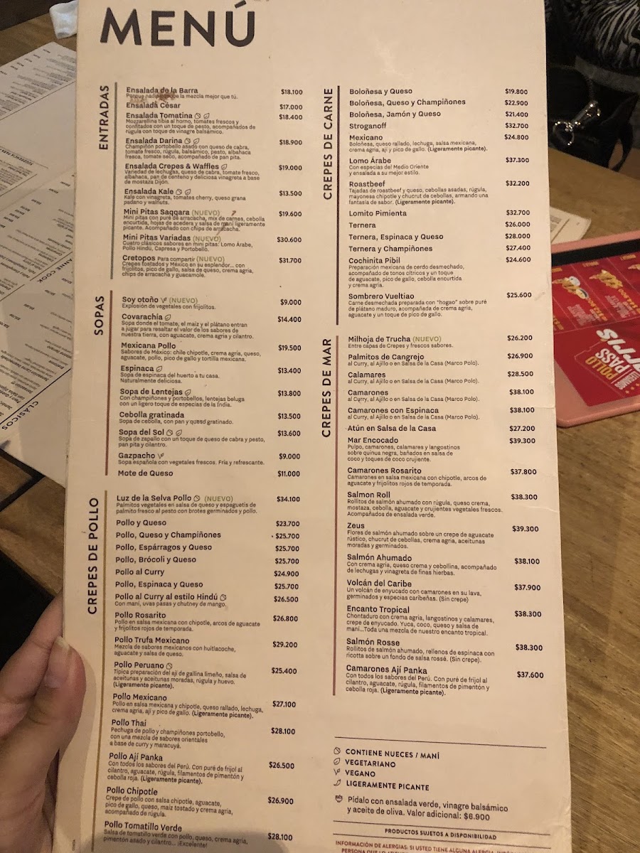 Crepes & Waffles Buena Vista Photo Menu 2