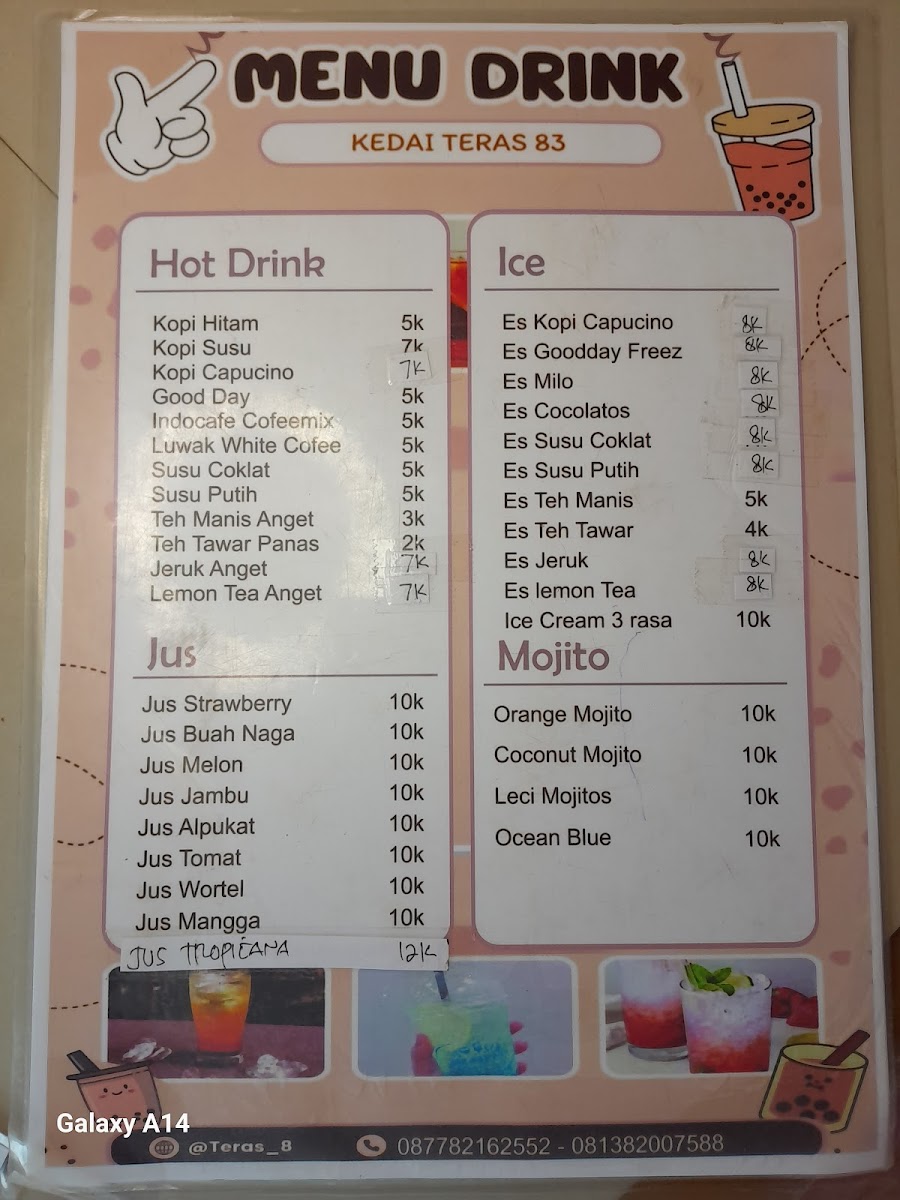 Teras 83 cafe & resto panimbang Photo Menu 1