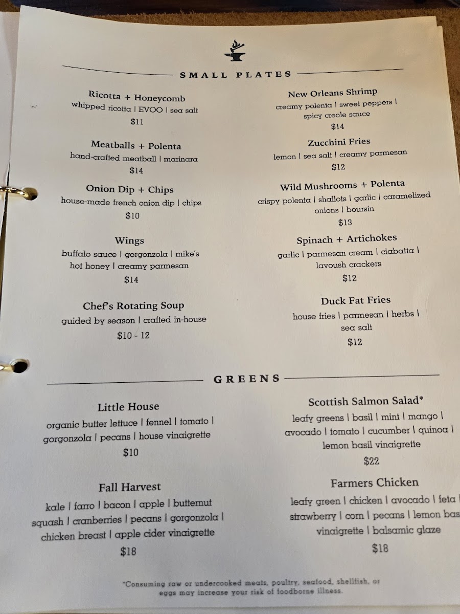 The Foundry Gastropub Photo Menu 5