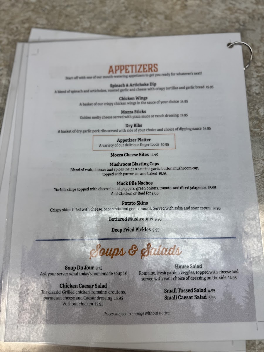 The Copper Kettle Restaurant Photo Menu 5