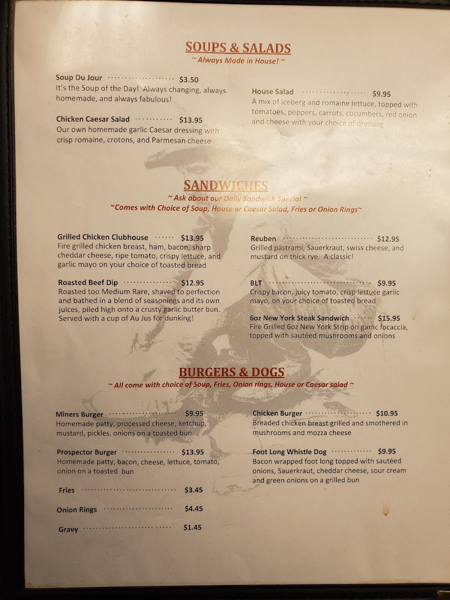 The Copper Kettle Restaurant Photo Menu 6