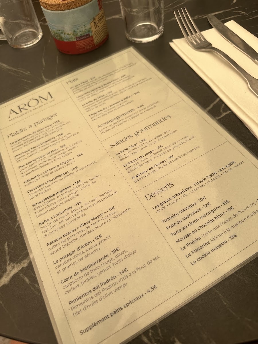 AROM RESTAURANT Photo Menu 7