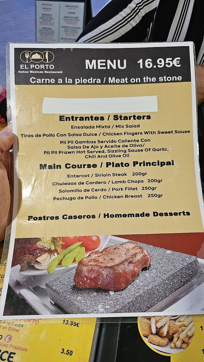 El porto Photo Menu 10