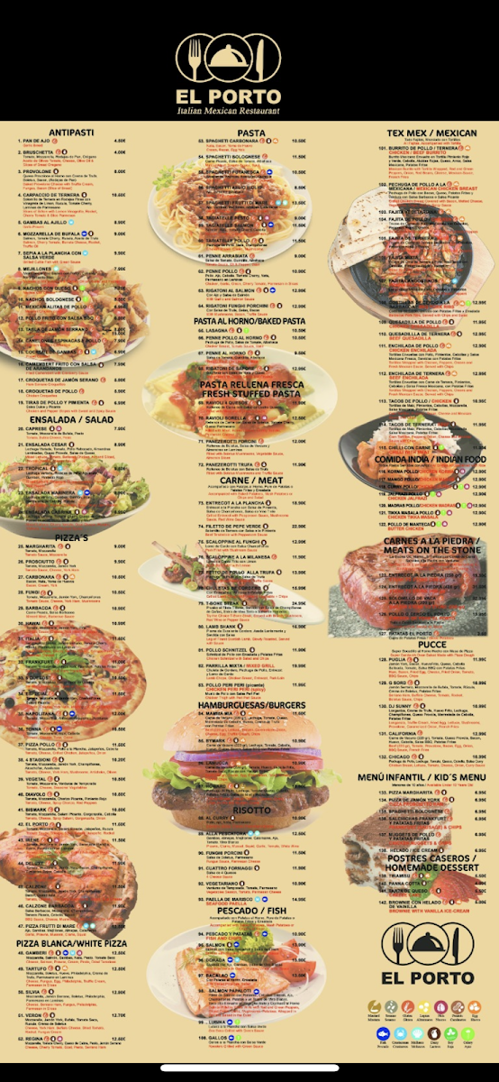 El porto Photo Menu 3