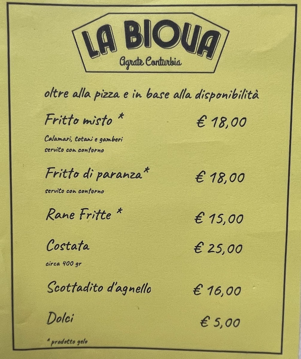 LA BIOVA Photo Menu 1