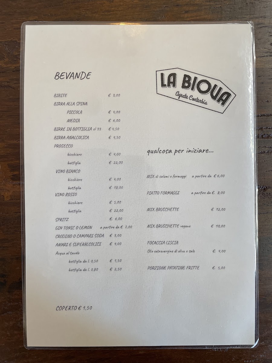 LA BIOVA Photo Menu 3