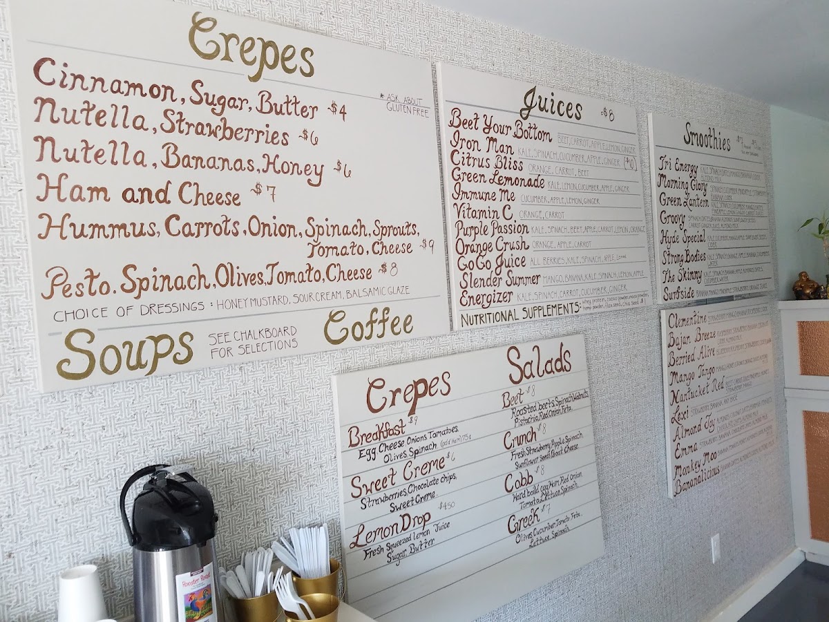 Peachy's Smoothie Cafe Photo Menu 2